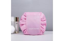 China Lazy Portable Polyester Drawstring Cosmetic Bag supplier