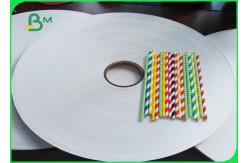China 60g 120g White Paper Straw Base Paper Heat - Resistant FDA Straw Face Paper supplier