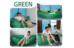China Banana Sleeping Bag,Portable Soft Inflatable Air Sleeping Bag, Nylon Lamzac Hangout supplier