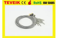 China EEG cable,DIN1.5 socket,1m,Gold plated copper, medical eeg cable supplier