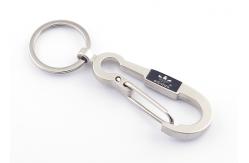 China Souvenir Engraved Metal Keychains One Or Double Side Football Shape supplier