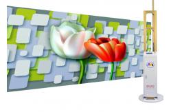 China 220v Wall Print Machine No Limitation Width Printing With Intelligent Lift supplier