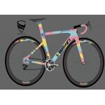 Resistant To Rub Bicycle Frame Decals Environmental Protection Easy To Cut for sale