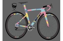 China Resistant To Rub Bicycle Frame Decals Environmental Protection Easy To Cut supplier