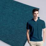 Breathable And Fashionable Pure Cotton Solid Knit Fabric For Polo Shirt for sale