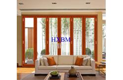 China Double Tempered Glazing External Folding Doors With Sound Insulation And Heat Insulation supplier