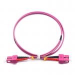 High-Performance OM4 MM Fiber Optic Patch Cord SC PC to SC PC for Seamless Data Transmission for sale
