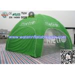 Green Inflatable Tent  Exhibition , Commercial Inflatable Marquee Tent for sale