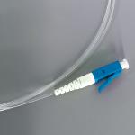 FTTH Transparent LC UPC Fiber Optic Patch Cord Simplex Invisible