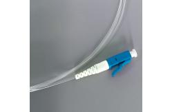 China FTTH Transparent LC UPC Fiber Optic Patch Cord Simplex Invisible supplier