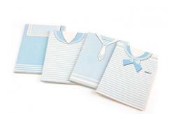 China High Quality Personalised T-shirt Notebooks WIth Fabric Cover  supplier