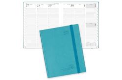 China 2023 2024 Donau Blue 2 Pages Per Week Planner with Monochrome Inner supplier