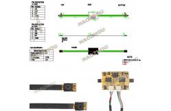 China Customized OV6211 Binocular Camera Module 0.3MP B/W 850 IR LED USB Spi Camera Module supplier