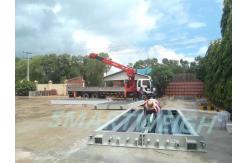 China Pitless 80T Customized Length Heavy Duty Weighbridge supplier