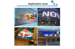 China P7.9 10.4Q10T Transparent LED Display Glass Window Wall Screen Wan supplier