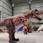 Museum Realistic Dinosaur Costume 8m Long Adult Age Sounds Customized for sale
