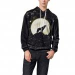 China Factory Custom Wolf Hoodie Lmpress o 3D Printed Hoodies for sale