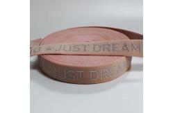 China Glitter Metallic Elastic Band 1cm 2cm Width Jacquard Elastic Band supplier