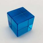 Souvenir Clear Resin Cube , Folk Art Acrylic Resin Flower Cube for sale
