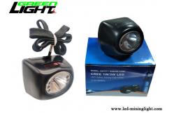 China Anti Explosive Miners Cap Lamp , Waterproof 8000lux Miners Lights For Hard Hats supplier