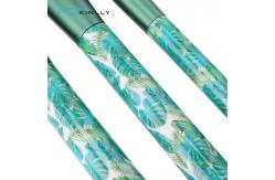 China OEM 10pcs Travel Makeup Brush Set with Marble Lined Plastic Handle supplier