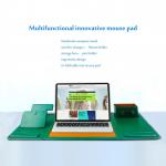 Rectangle 10W Desk Wireless Charging Mouse Pad Foldable With Pen Holder