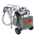 Vacuum Pump 12pcs/H Cow Milking Machine With 25L Bucket for sale