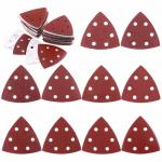 90x90x90mm 320 Grit 3.5 Inch Triangle Sanding Paper 6 Holes for sale