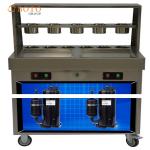 High Effiency Big Capacity Stainless Steel Fried Ice Cream Roll Machine for sale