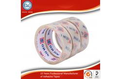 China Durable Viscosity Printed Packaging Tape Yellowish Strong Tensile for Sealing supplier