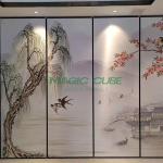 Exhibition Hall Modern fold Operable Partition 30kg/M2 And Easy Installation