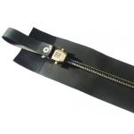 Acid Resistant Black CR Rubber Heavy Duty Zipper For Immersion Suits / Life Jacket Parts for sale