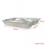 Custom Order Accepted Aluminum Foil Food Container for Rectangular Muffin Packaging