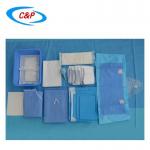 Soft Disposable Baby Delivery Kit Nonwoven Blue OB Delivery Pack For Surgery for sale
