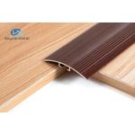 Antislip Aluminium Floor Edge Trim 2mm Thickness 35mm Height Wood Grain for sale