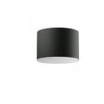 Round Anthracite Outdoor Wall Lights 6000K Aluminum Solar Powered Patio Lights for sale