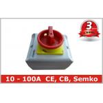 Waterproof IP65 Rotary Isolator Switch / 2 Pole 3 Pole Disconnect Switch
