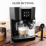 1450W Compact Coffee Machine With Milk Frother 15 Bar Removable Water Tank