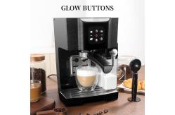 China 1450W Compact Coffee Machine With Milk Frother 15 Bar Removable Water Tank supplier