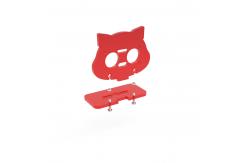 China Red Electronic Components Ultrasonic Sensor Mounting Bracket Holder With Screws supplier