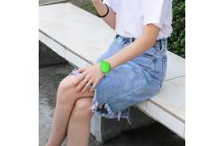 China Reusable 10ml Silicone Hand Sanitizer Bracelet supplier