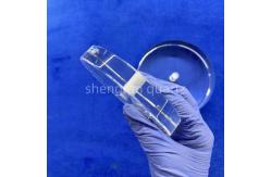 China Factory Custom Ultra Violet High Purity Laser Perforated Quartz Glass Sheet supplier