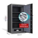 OEM Fireproof Safe Box Heavy Duty Burglary Resistant Safe Multiple Fire Prevention Design for sale