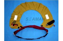 China Inflatable Lifebuoy Ring 110N Buoyancy Personal Flotation Device Water Rescue Ring supplier