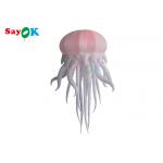 Costume Inflatable Jellyfish Balloon Puppet With LED Light Hanging Inflatable LED Octopus Balloons for sale