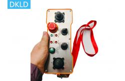 China Thumb Shaped Joystick Handheld Track Cleaning Vehicle Wireless Remote Control supplier