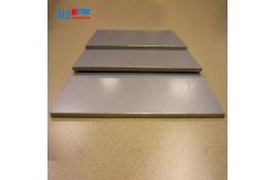 China 6mm PVDF 2000mm Aluminium Composite Panel Partition Rainscreen Cladding Brushed Surface supplier