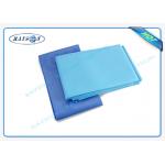 Hydrohobic Spun Bonded Non Woven Disposable Bed Sheet With Pe Film For Patient for sale