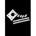 Custom Heatsink Alumina Oxide Ceramic Substrate Sheet Thermal Conductivity for sale