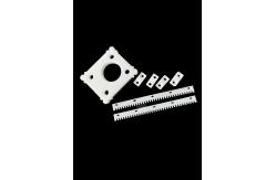 China Custom Heatsink Alumina Oxide Ceramic Substrate Sheet Thermal Conductivity supplier